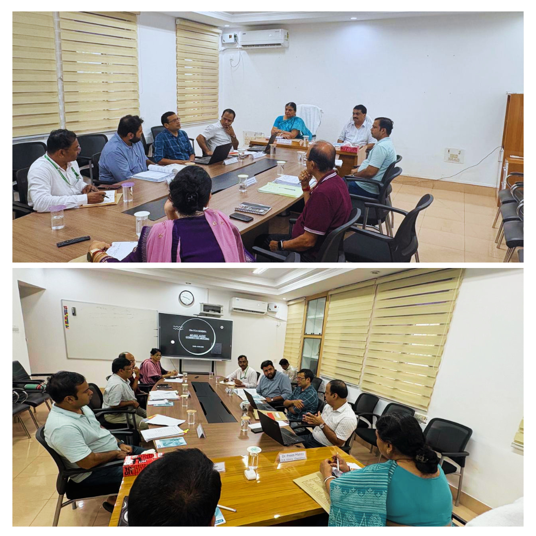 Ad-hoc Committee meeting held on 03.08.2026 under the chairpersonship of the CCA with officers from the three Odisha DoT units—CCA, LSA & WMS—and the F&C Audit Office to review and expedite the settlement of long-pend